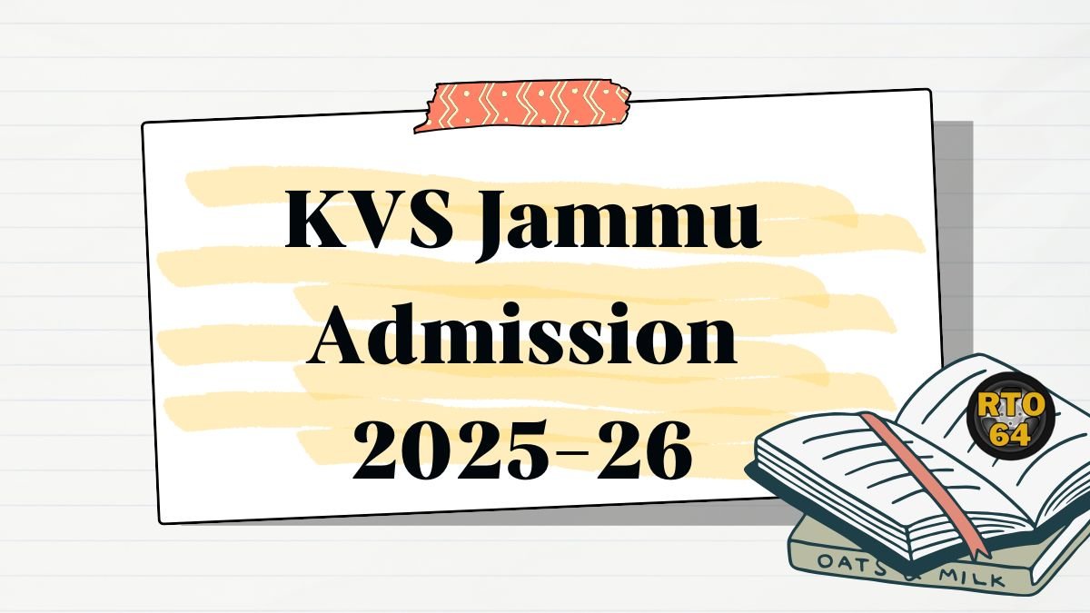 Jammu KV School Admission List 2025-26