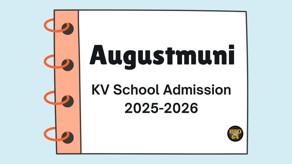 KV Augustmuni Admission 2025-26 PDF