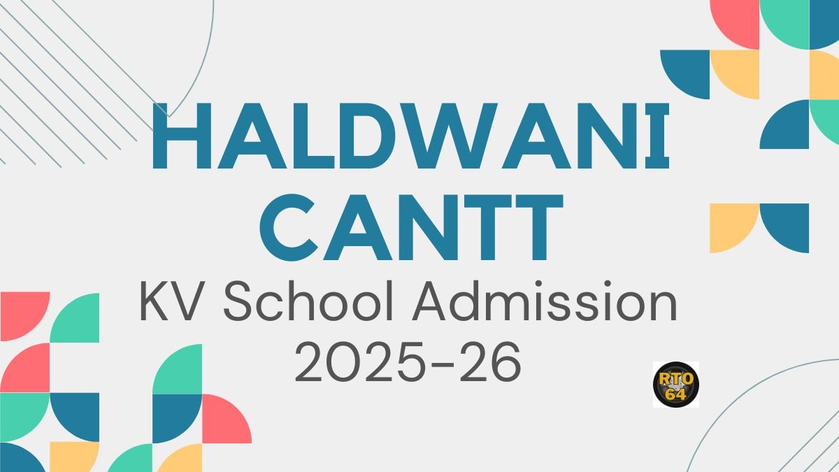 KV Haldwani Cantt Admission 2025-26 PDF