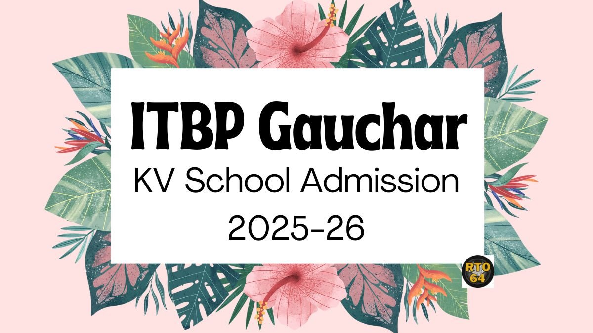 KV ITBP Gauchar Admission 2025-26 PDF