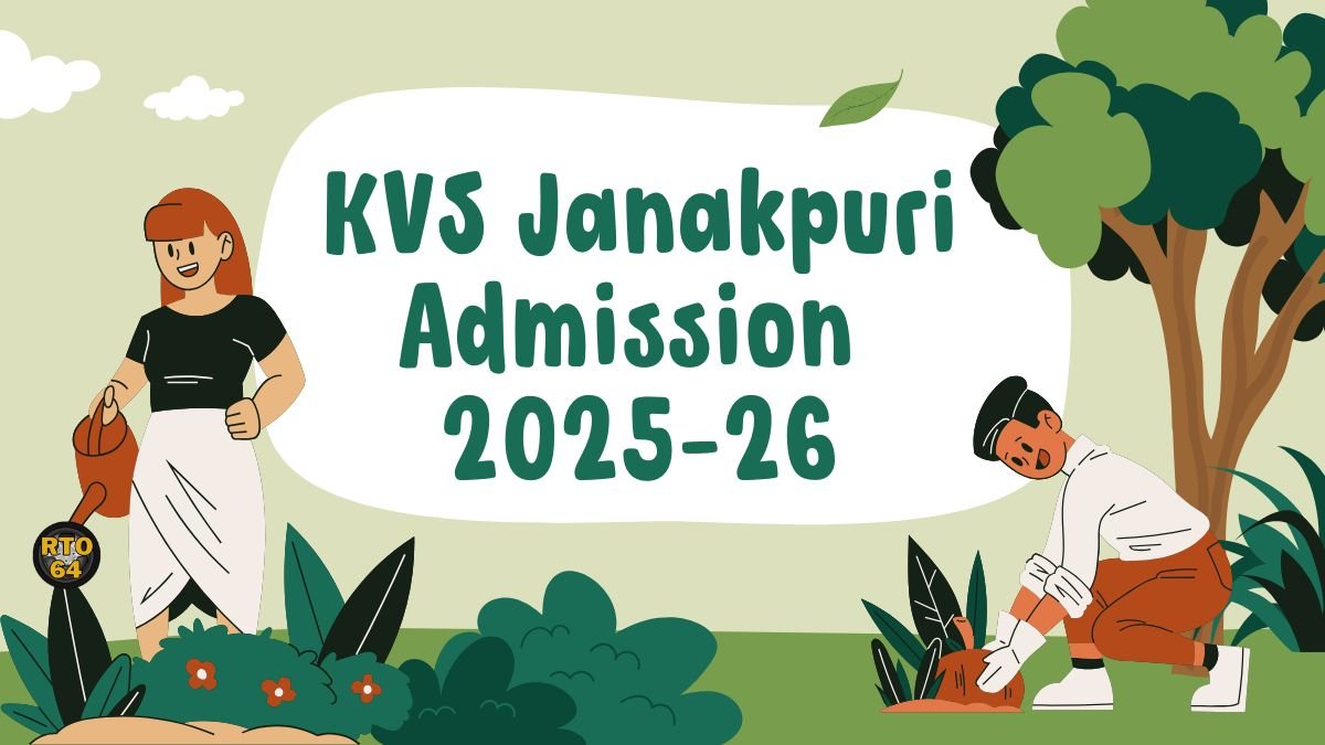 KV Janakpuri Admission 2025-26 PDF