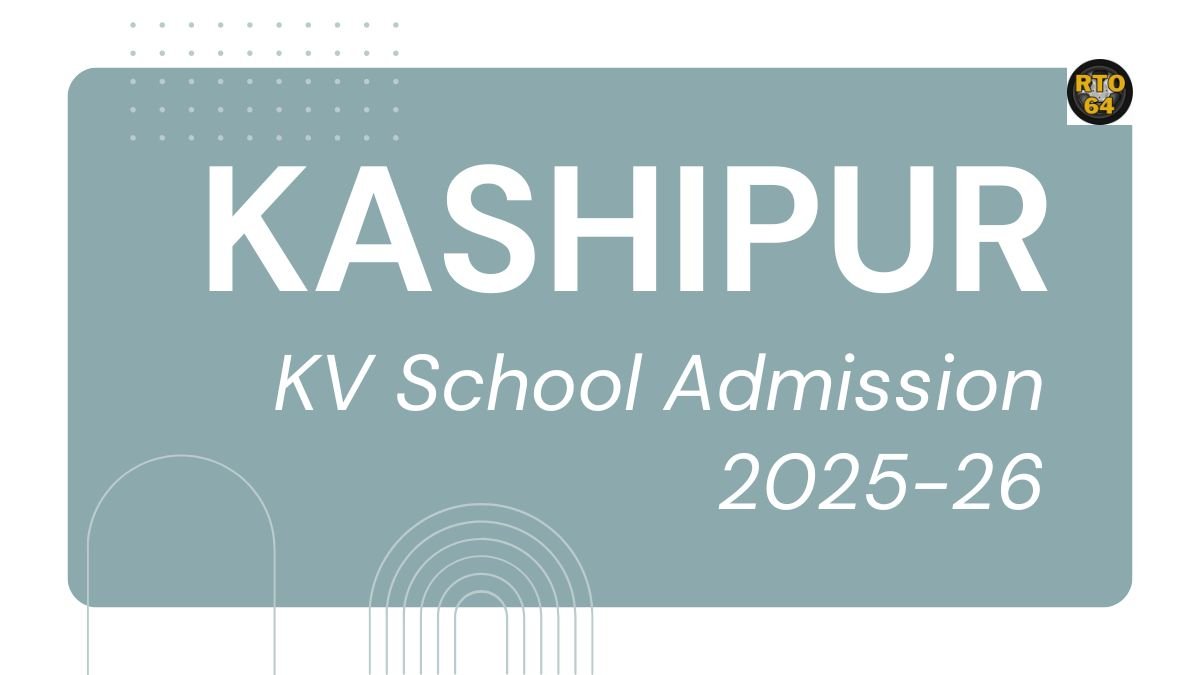 KV Kashipur Admission 2025-26 PDF