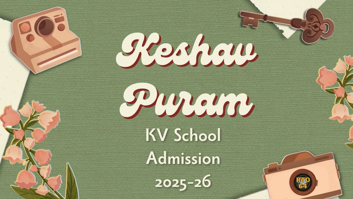 KV Keshav Puram Admission 2025-26 PDF