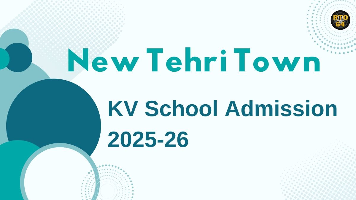 KV New Tehri Town Admission 2025-26 PDF