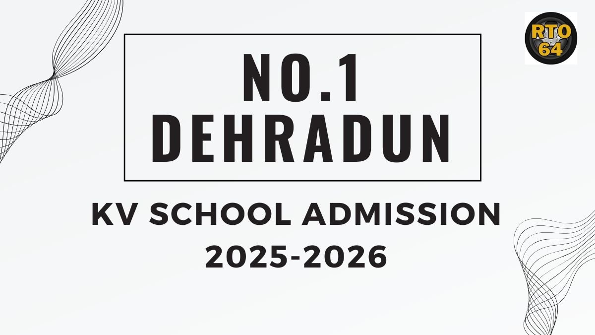 KV No.1 Dehradun Admission 2025-26 PDF