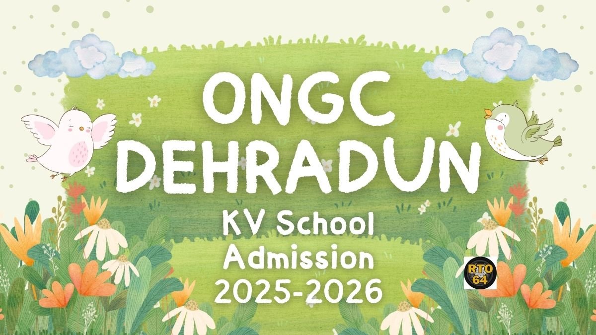 KV ONGC Dehradun Admission 2025-26 PDF