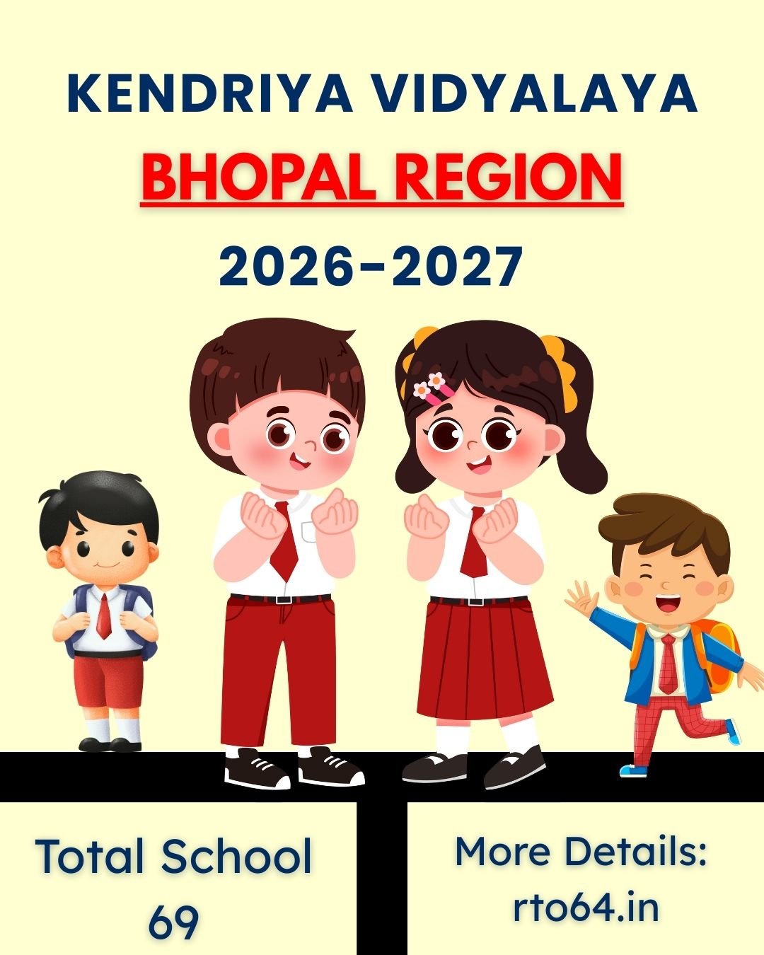 KVS Bhopal Admission 2026-27