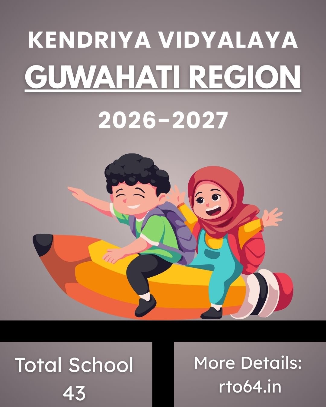Guwahati KVS Class 1 Admission 2026-27
