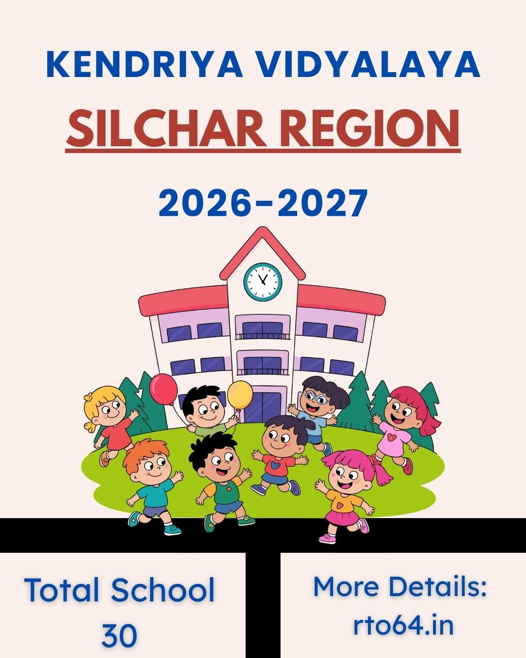 Silchar KVS Class 1 Admission 2026-27