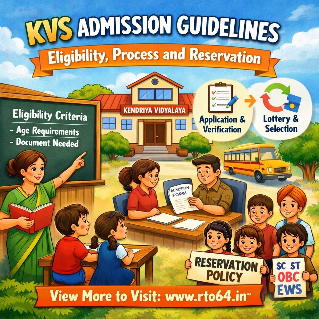 KVS Admission Guidelines 2026-27: Eligibility, Process and Reservation