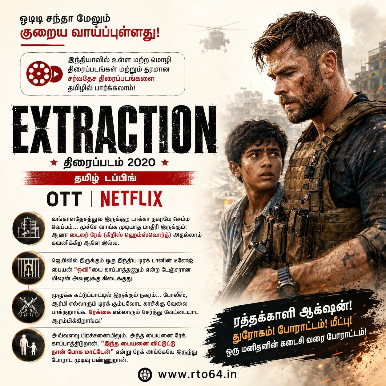 Extraction Movie 2020 - Tamil Dubbing - OTT Netflix