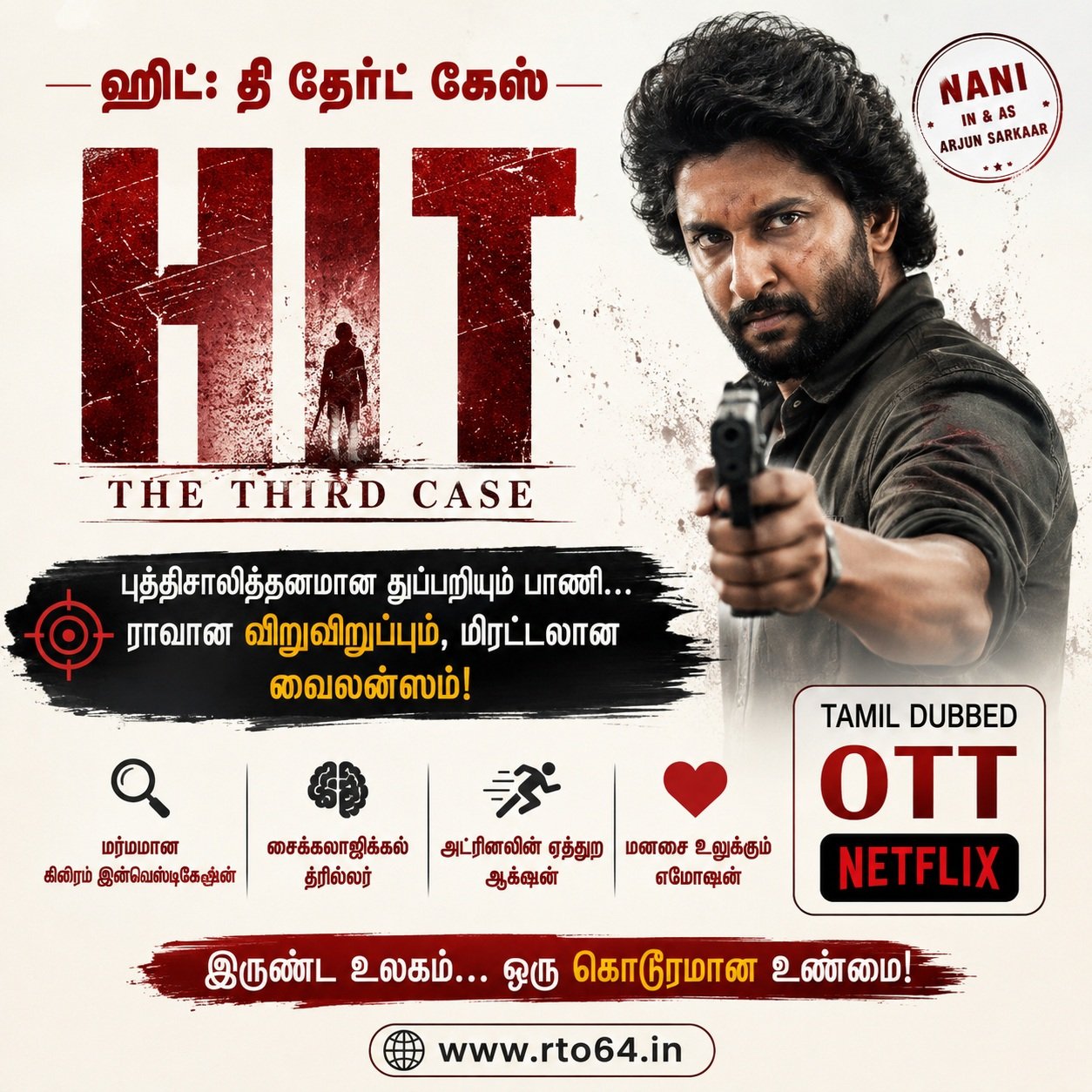 Hit The Third Case Movie 2025 – Tamil Dubbed – OTT Netflix